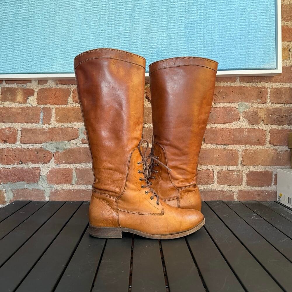 Frye Melissa Lace-Up Tall Riding Boot